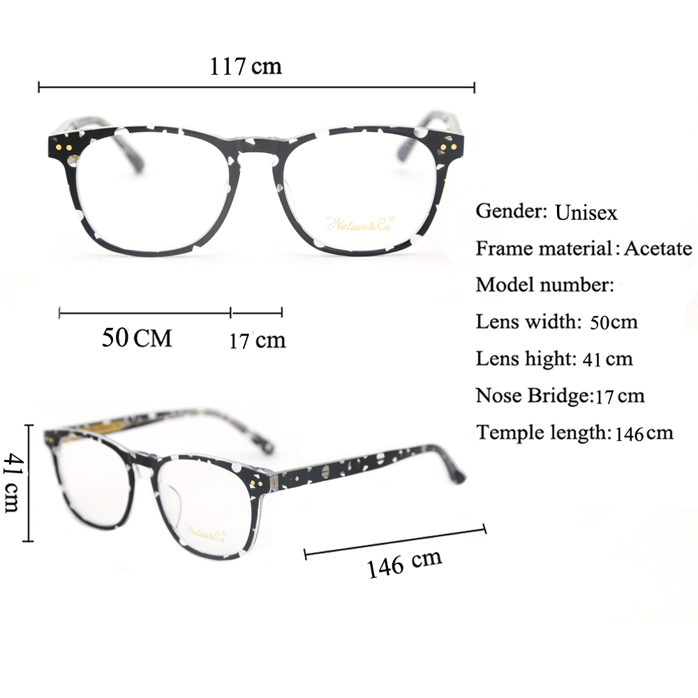 MK1913 High quality Demi Black Acetate Frame China Supplier