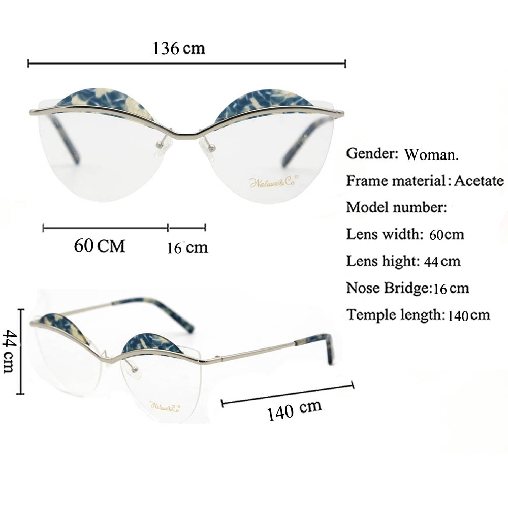 MK1841 China Supplier Fashion Design Acetate Frames For Woman