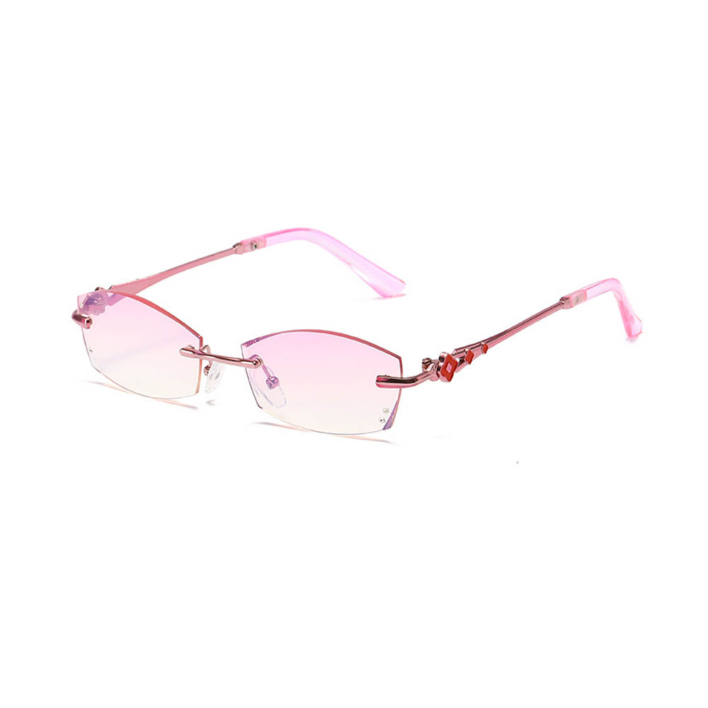 MK84121 Metal Rimless Fashion Reading Glasses