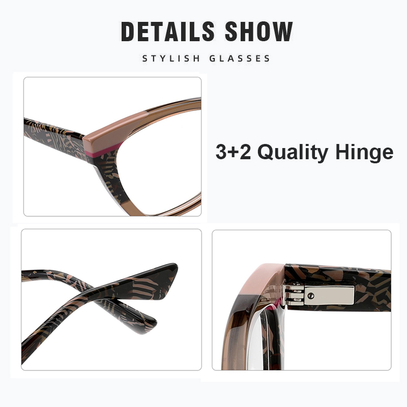 YG21164 New Lamination Fashion Women Acetate Frames Unisex Eyeglasses Wholesale Optical Frames Custom Eyewear