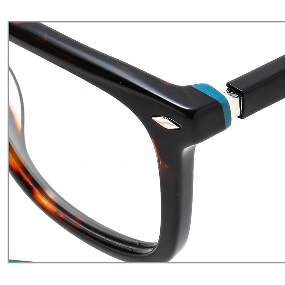 BD08001 laminate square  acetate eyeglasses 