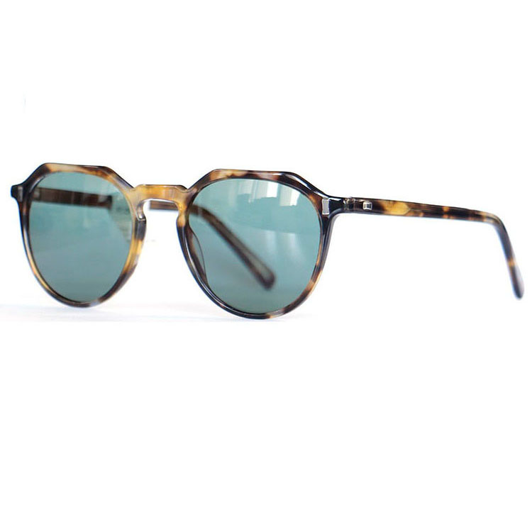 FCS8857  New fashion Hoe sale Round frame retro  Acetate sunglasses