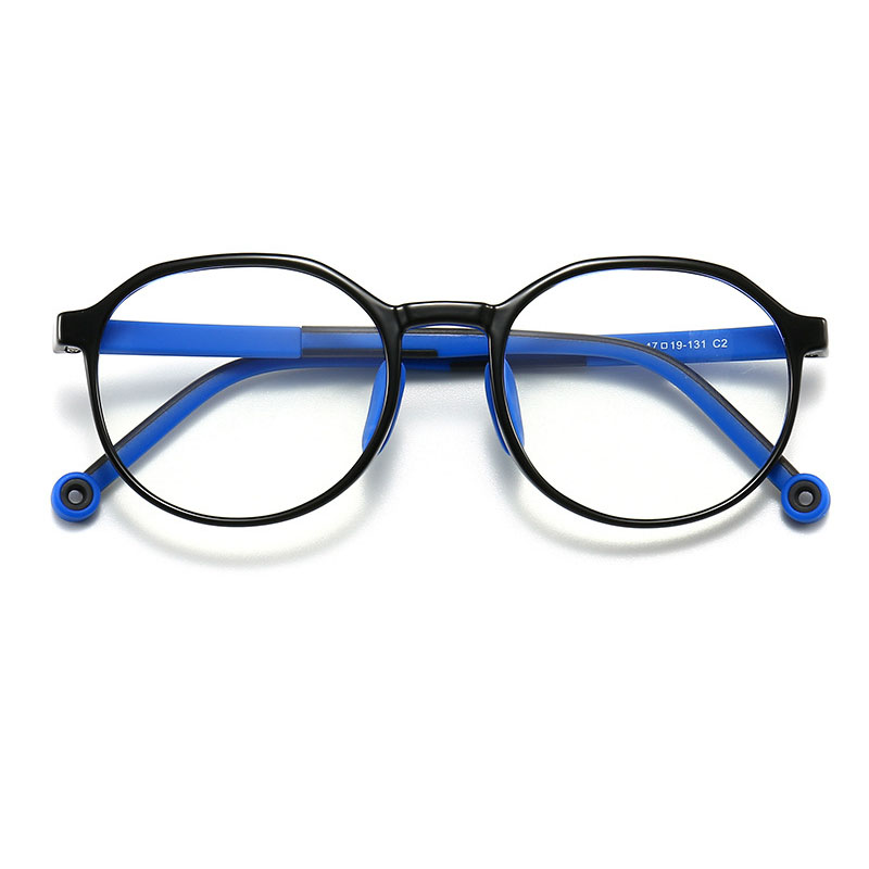 2231 Children's Glasses TR90 Frame Glass Retro Round Style for Kids