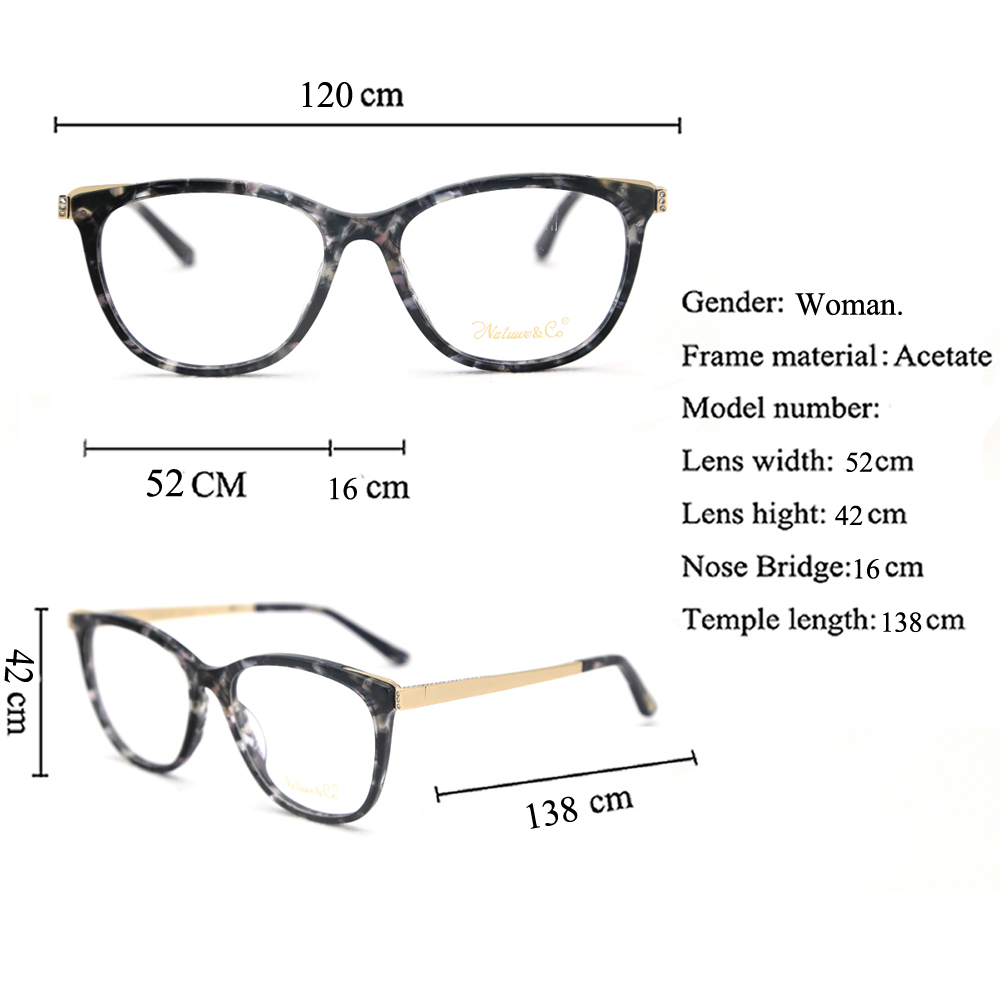 YLD1911 Round High Quality Acetate Frames For Wholesale