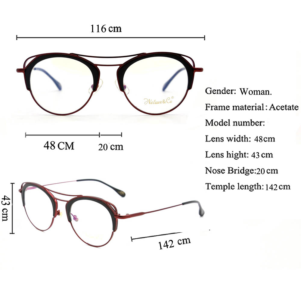 MK18151 Designer Acetate Eyeglasses Frame