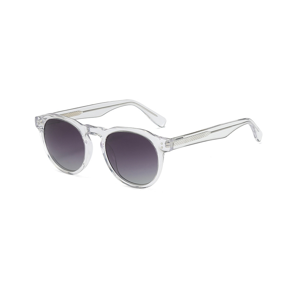 Round Frame With M-nail Retro polarized sunglasses 2020