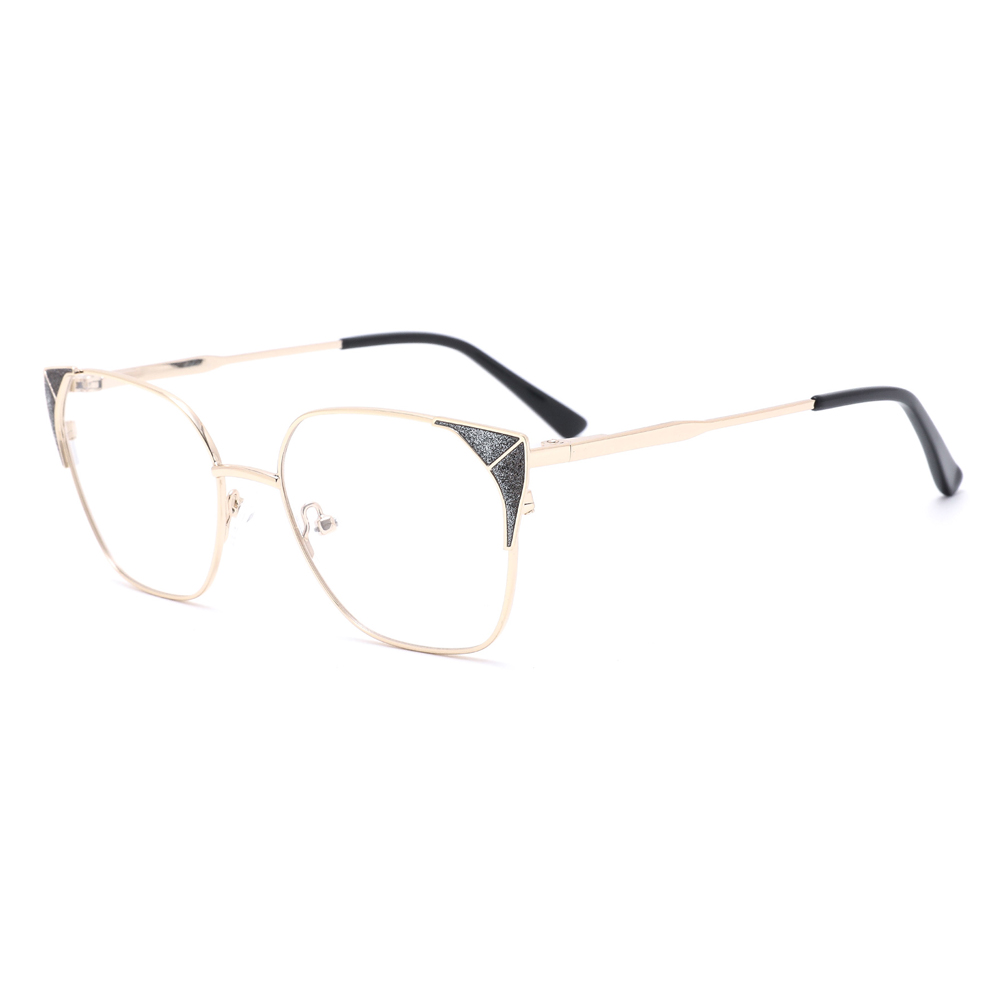 3951 Women Metal Optical Eyeglasses Frames With Bling Painting