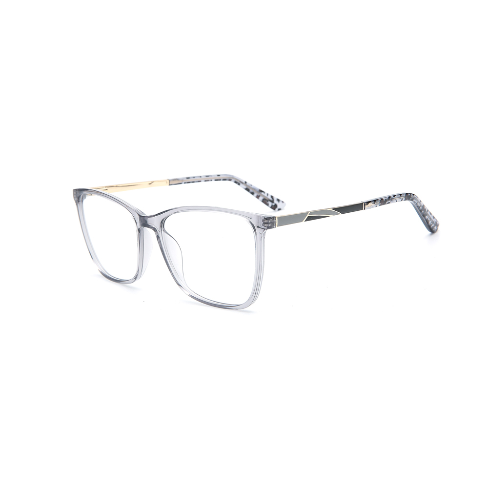 9102 TR90 Square Frame with  Coloured Drawing or Pattern Temple Glasses