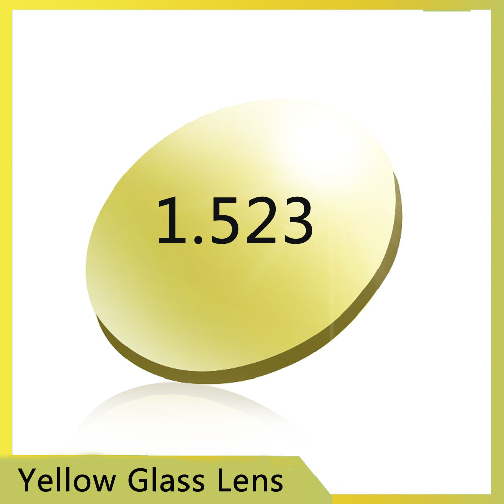 1.523 Yellow Sun Glass Lens