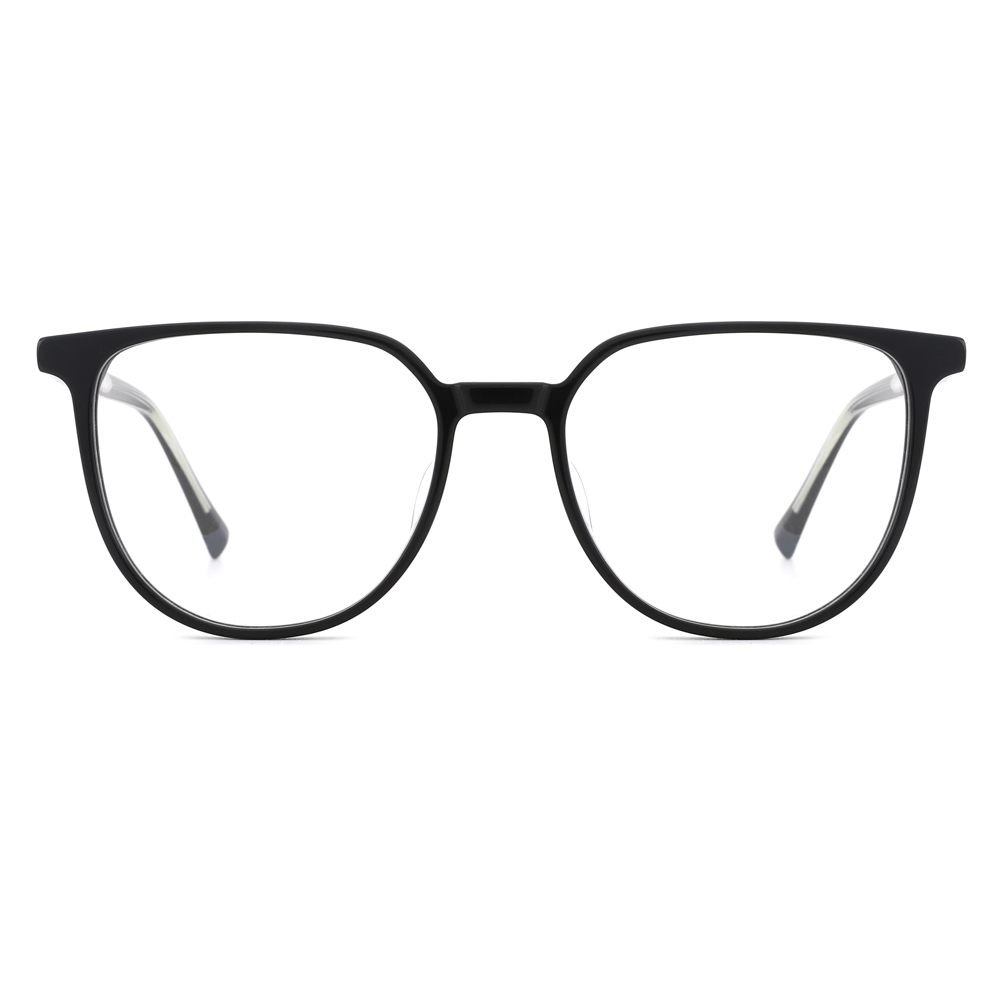 YC-15030 Bigger Size Retro Design Cat Eye Clear Acetate Factory Optical Glasses 