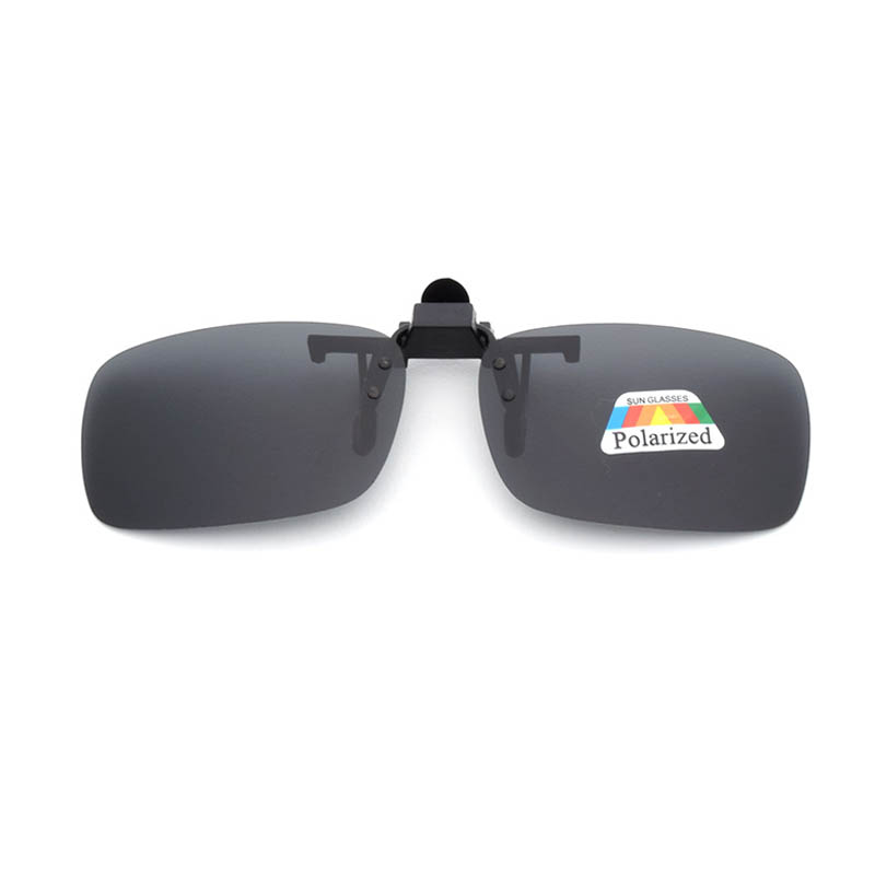Clip On Sunglasses Polarized Lens Flip Up Night Vision Driving Glasses TAC Blue