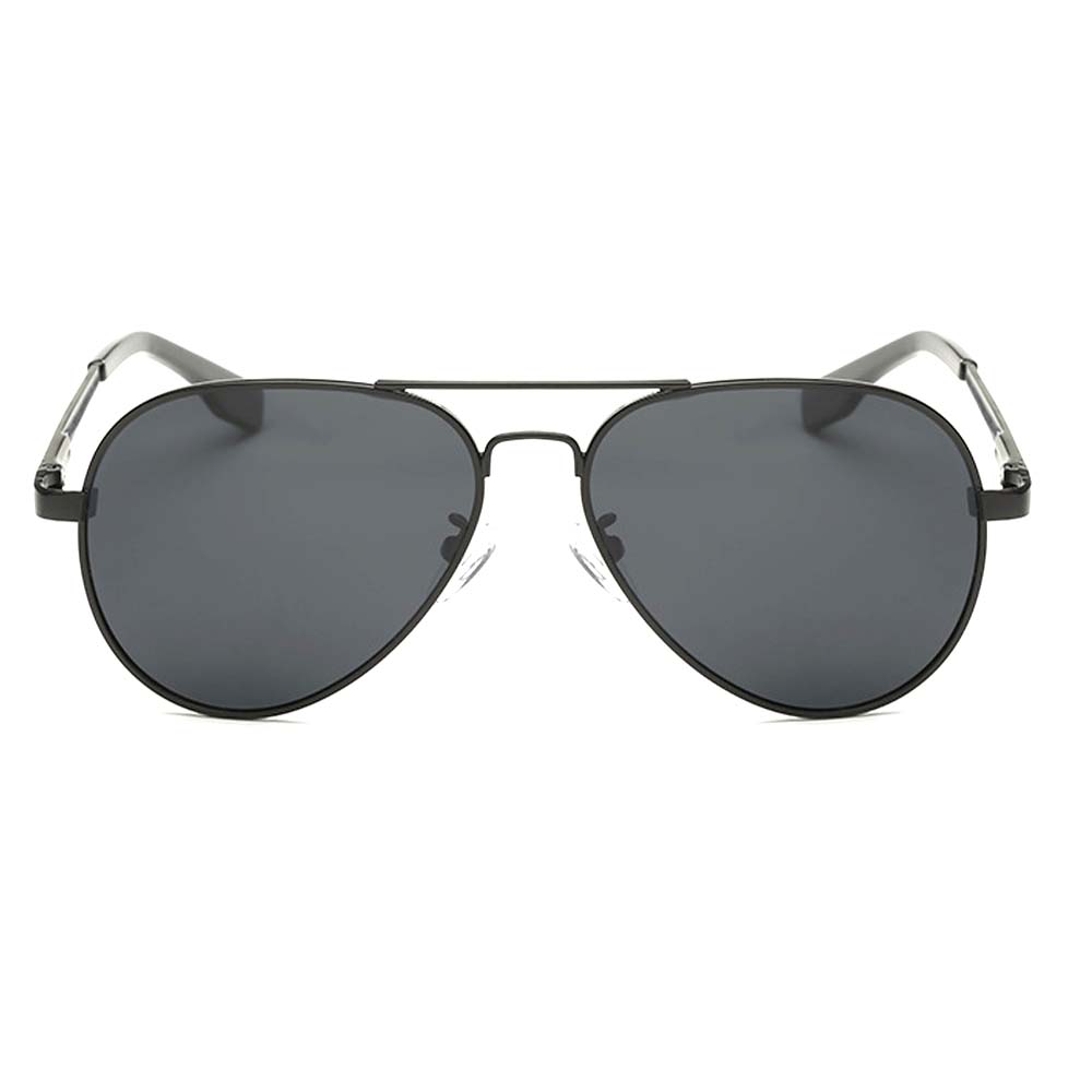 Fashionable OEM Designer Double Bridge Metal Sunglasses