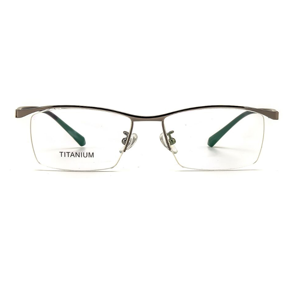 P9901 Metal Business Half Rim Optical Frames Glasses