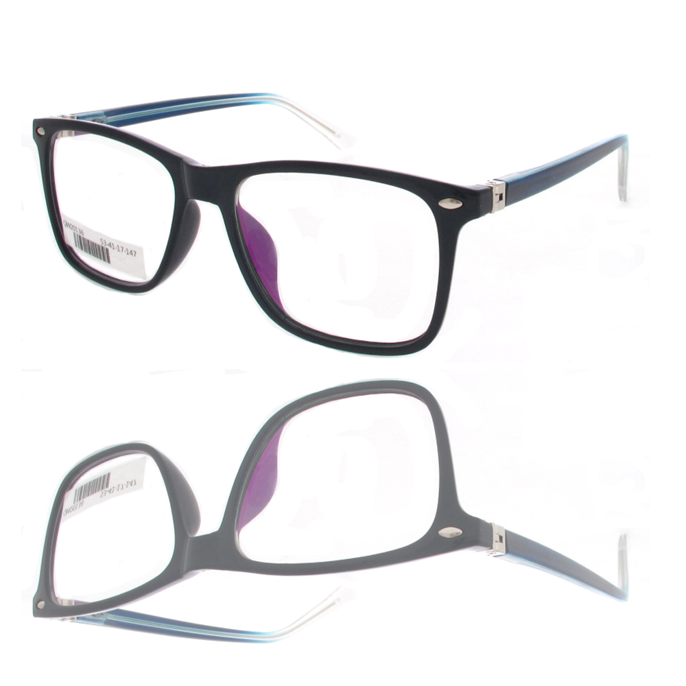 QW20136 Cheap Plastic Optical Frames With 180 Degree Rotating Temple