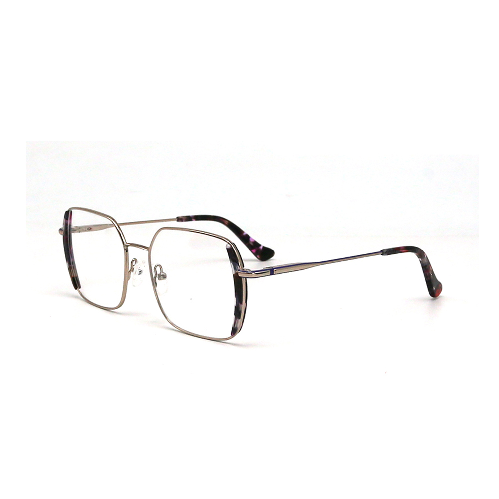  T200401 Oversize Square Metal Optical Glasses Eyeglasses Frames Newest 2021 