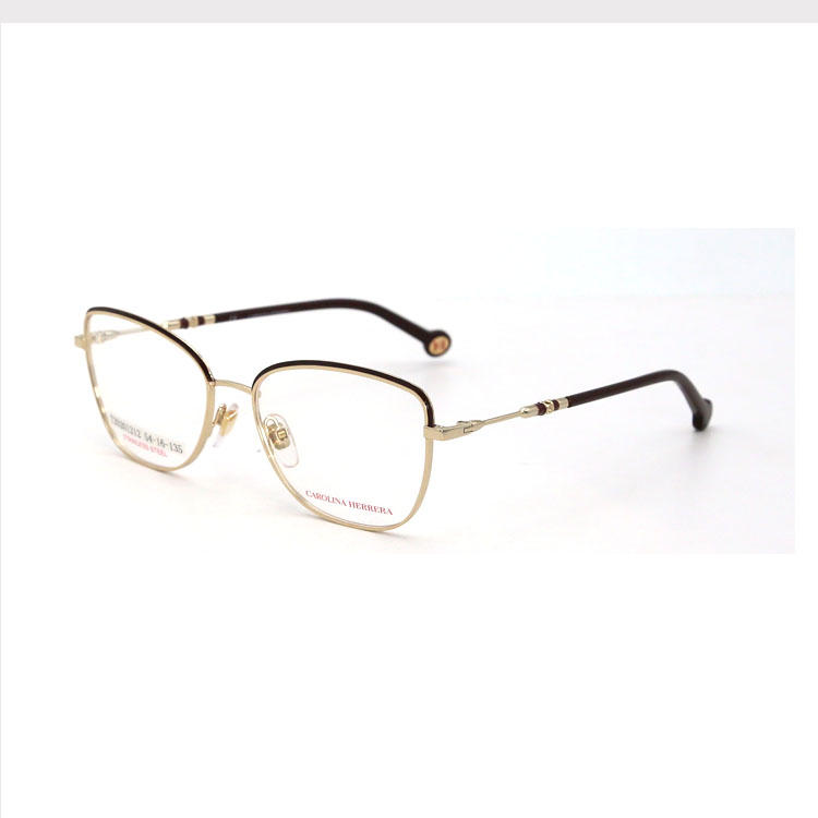 Hot Sale Fashion Style Optical Glasses Cat Eye Metal Frame Eyewear 2021