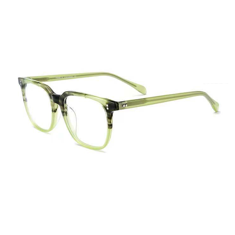 Square Acetate Eyewear Frames High Grade Men And Women Eyeglasses Shenzhen Factory Blue Light Blocking Frame