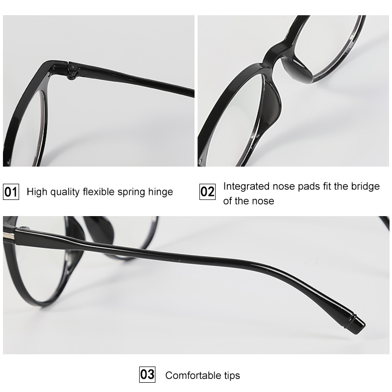 LY003 PC Frame Classic Optics Eyeglasses Transparent Clear Lens Women Men glasses Optical 2021