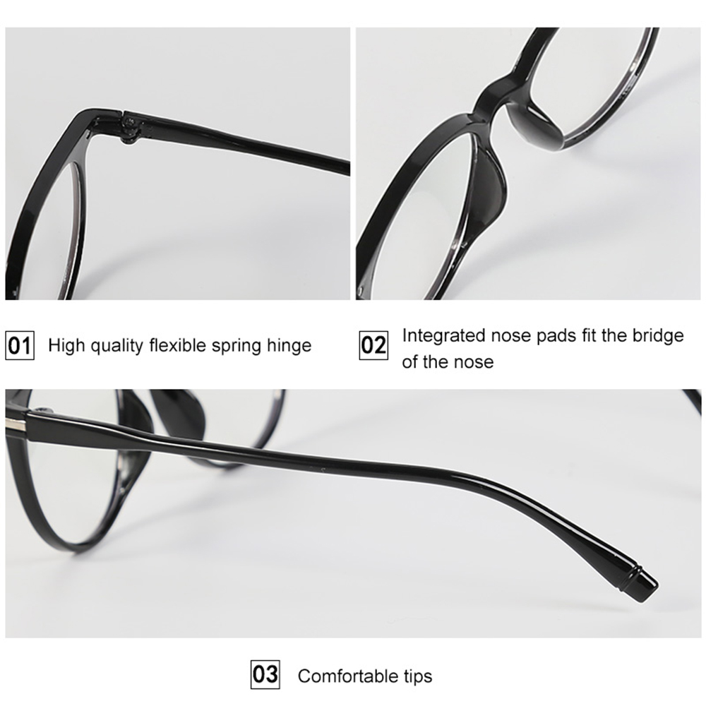  LY003 Hot Sale PC Frame Eyeglasses Transparent Clear Lens Optical Glasses