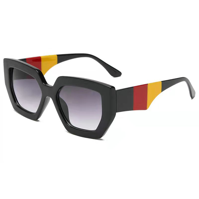  2119 Square Oversize Three Color Wholesale Vintage Trendy Shades Sunglasses 