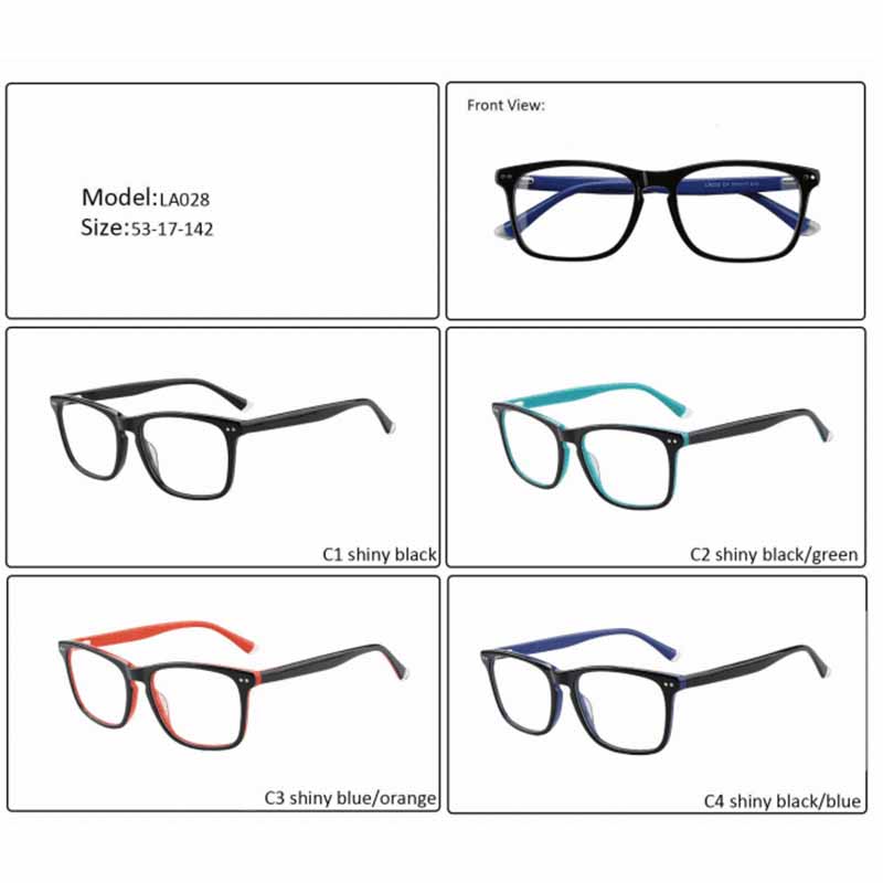 Acetate Optical Frames Square 