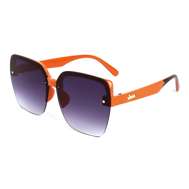 Fashion Oversize Sunglasses Half-rim CP SY9530