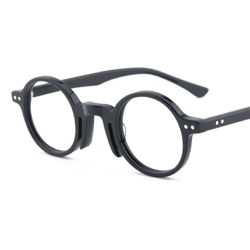 Retro Small Acetate Round Frame Optical Frame Classic Style Glasses 2021
