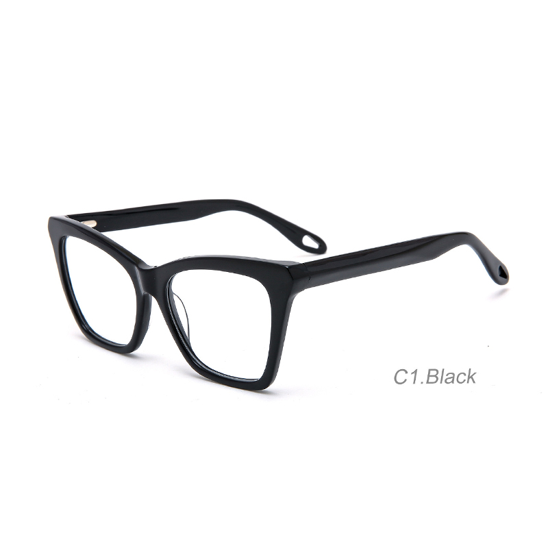 BG2957 High Quality Oversize Thick Frame Spring Temple Color Matching Acetate Glasses men