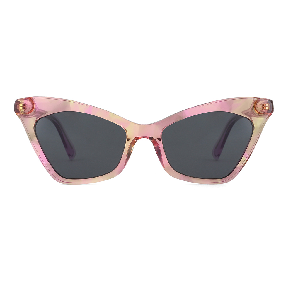 YC-39036-1 Stylish Newest Design Women Acetate Polarized Sunglasses