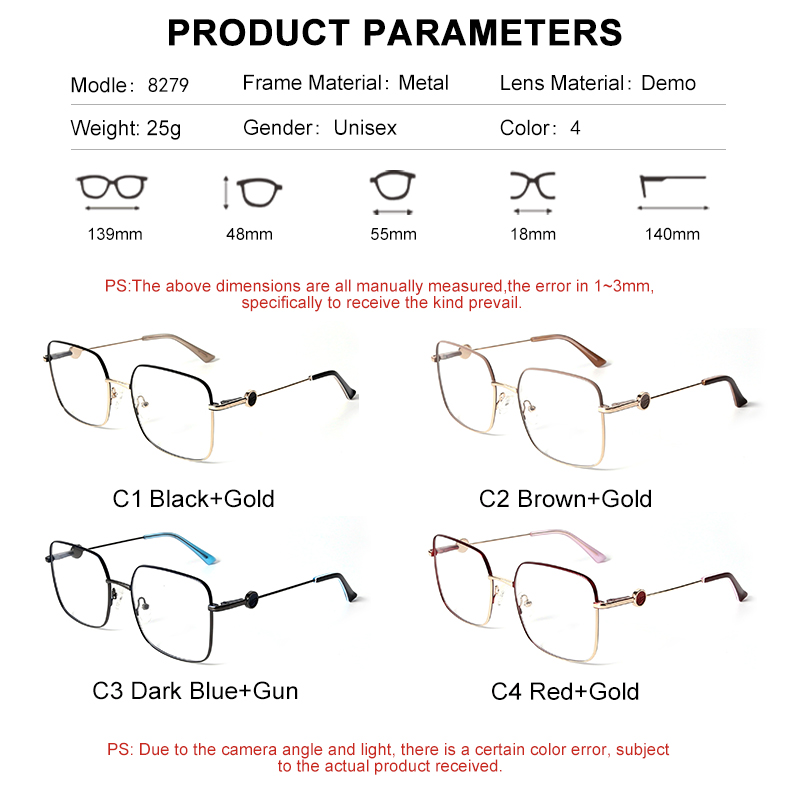 MK8279 Mike Optical Wholesale China Supplier Metal Frames