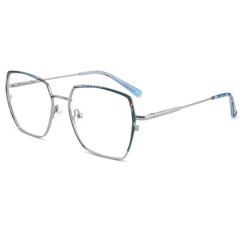 2022 New Stylish Design Eyewear Oversize Square Frame Custom Glasses 