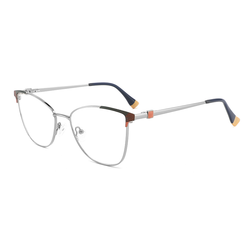 WMC-8311 Cat Eye Metal Spectacle Eyeglasses Frames Women Men High Quality Glasses