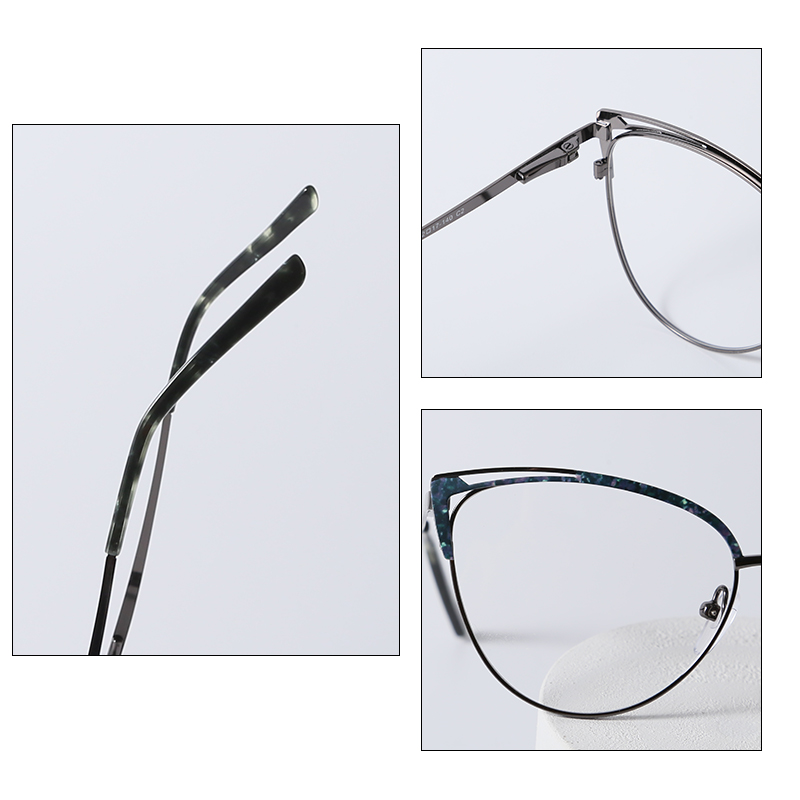 WMC-8239 Cat Eye Metal Spectacle EyeglassesNewest Optical Glasses