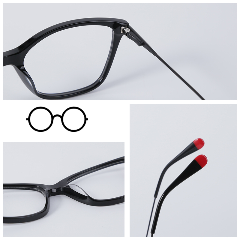 Wholesale Acetate Optical Eyeglasses Fashion Glasses Frames High Quality Eyeglass MB1007