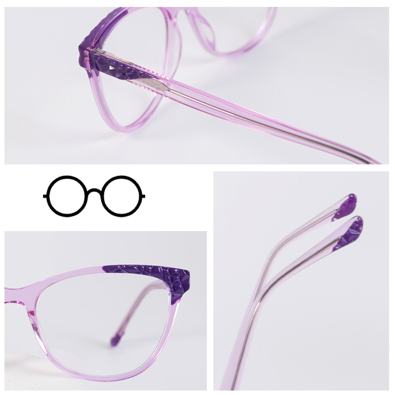 Wholesale Price Optical Eyeglasses Men Female Vintage Acetate Frames Eyewear