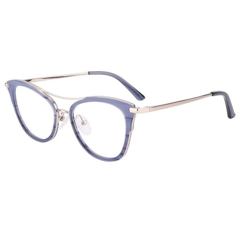 MKA008 Acetate With Metal Optical Glasses For Women