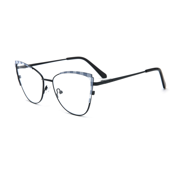 New Fashion Eyeglasses Colorful Cat Eye Glasses Optical Best Quality Metal Frame Eyewear