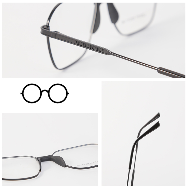 Optical Frames New Listing High Quality glass ware in 2022 modern style metal eyeglass frames LZ5005