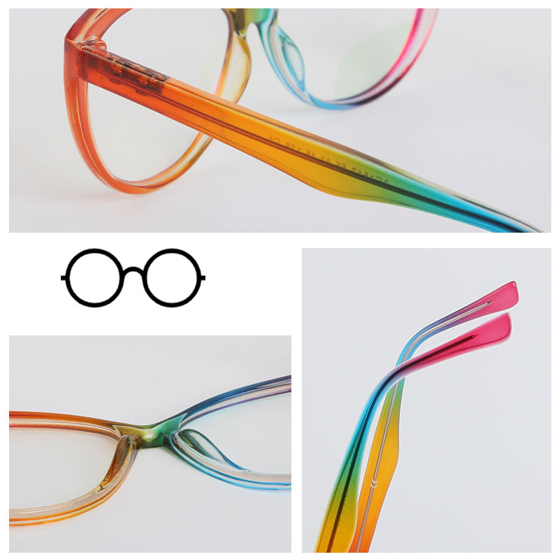 AC1547 CP China Wholesale Custom Logo Spectacle Eye Glasses Frame 