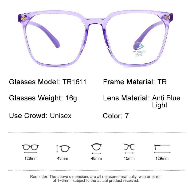 MK1611 New Arrivals Fashion Designer Anti Blue Glasses Wholesale
