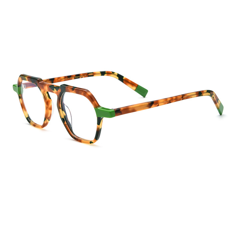 19221 Customized Luxury Designer Eyeglasses Acetate Optical Glasses 