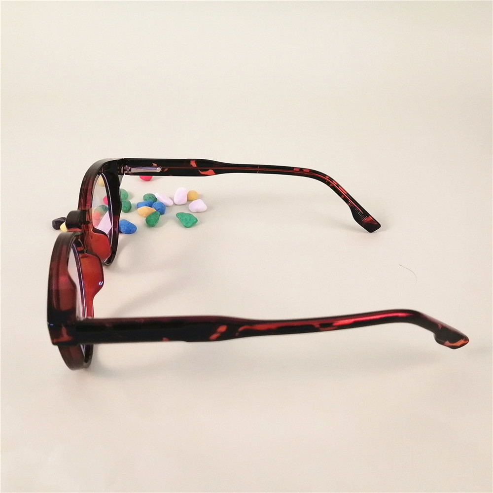 Round retro fashion optical eyeglasses frames unique plastic customized vintage man women glasses frame