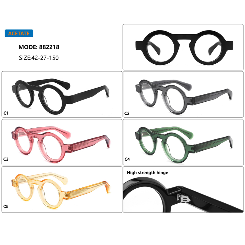 WKR-882218 Acetate Spectacle Eyewear Glasses Optical Frames 