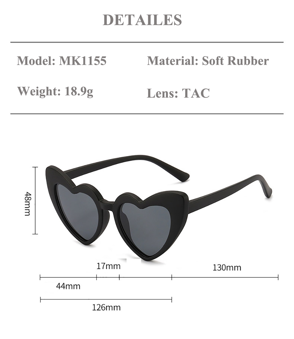 MK1155 2022 New Fashion UV400 Cute Retro Kids Sunglasses