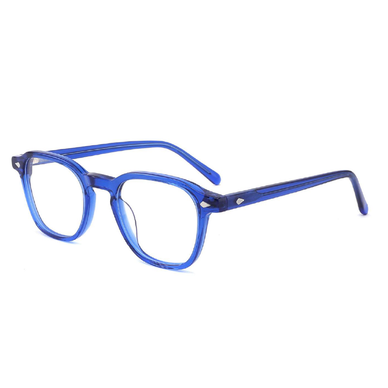 CO1086 Unisex Latest Retro Quality Spring Hinge Acetate Glasses Optical Frames