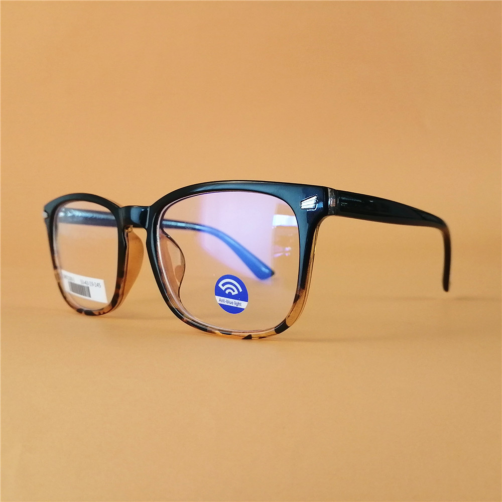 Cheap Glasses Anti Blue Light Squared Frame Full-rim Plastic Frame Unisex Men Women Optical Glass Frame