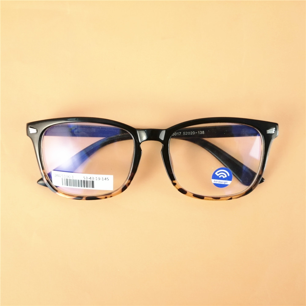 Cheap Glasses Anti Blue Light Squared Frame Full-rim Plastic Frame Unisex Men Women Optical Glass Frame