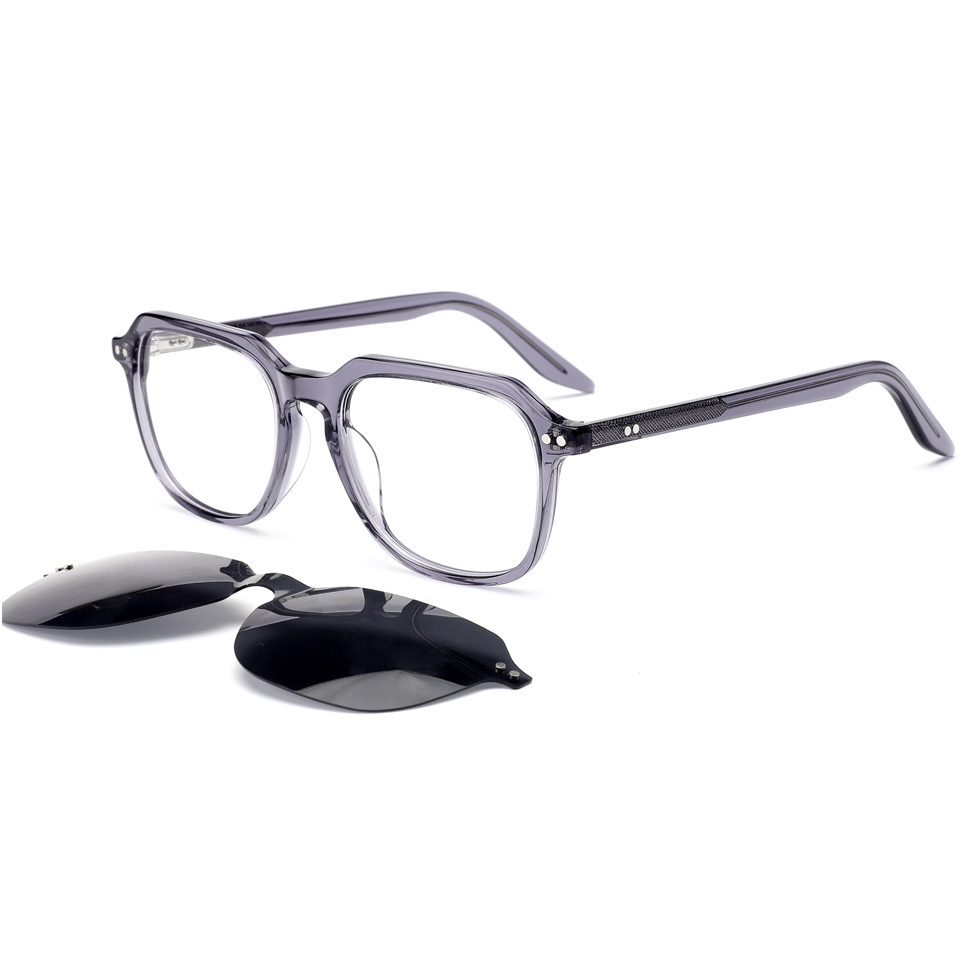 M1129s Acetate Cellulose Plastic Magnetic Clip On Eyewear Eyeglasses Frames Glasses Products