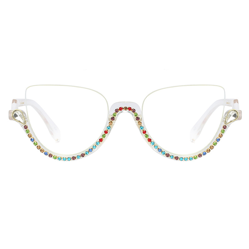 MK97174 Custom Diamond Vintage Cat Eye Glasses China Supplier