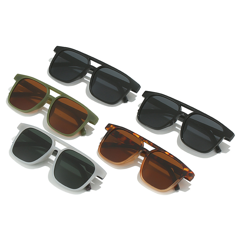 Hot Selling Custom Logo Sport Driving Men Polarized Square Sunglasses